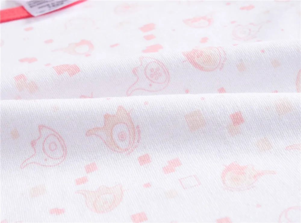 Kavkas Baby Bodysuit Set – 3/6pcs Cotton Long Sleeve Rompers (Newborn–Toddler)