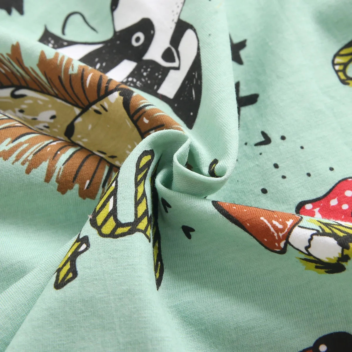 Boys Cartoon Cotton Summer Outfit – 2Pcs