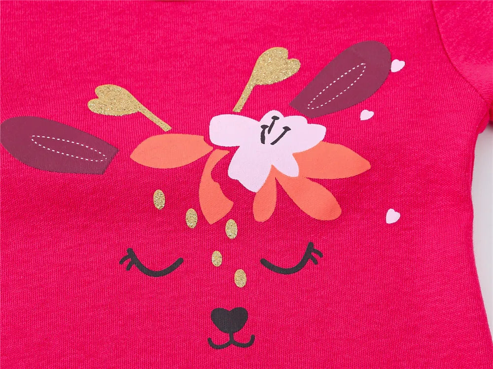 Kavkas Baby Bodysuit Set – 3/6pcs Cotton Long Sleeve Rompers (Newborn–Toddler)