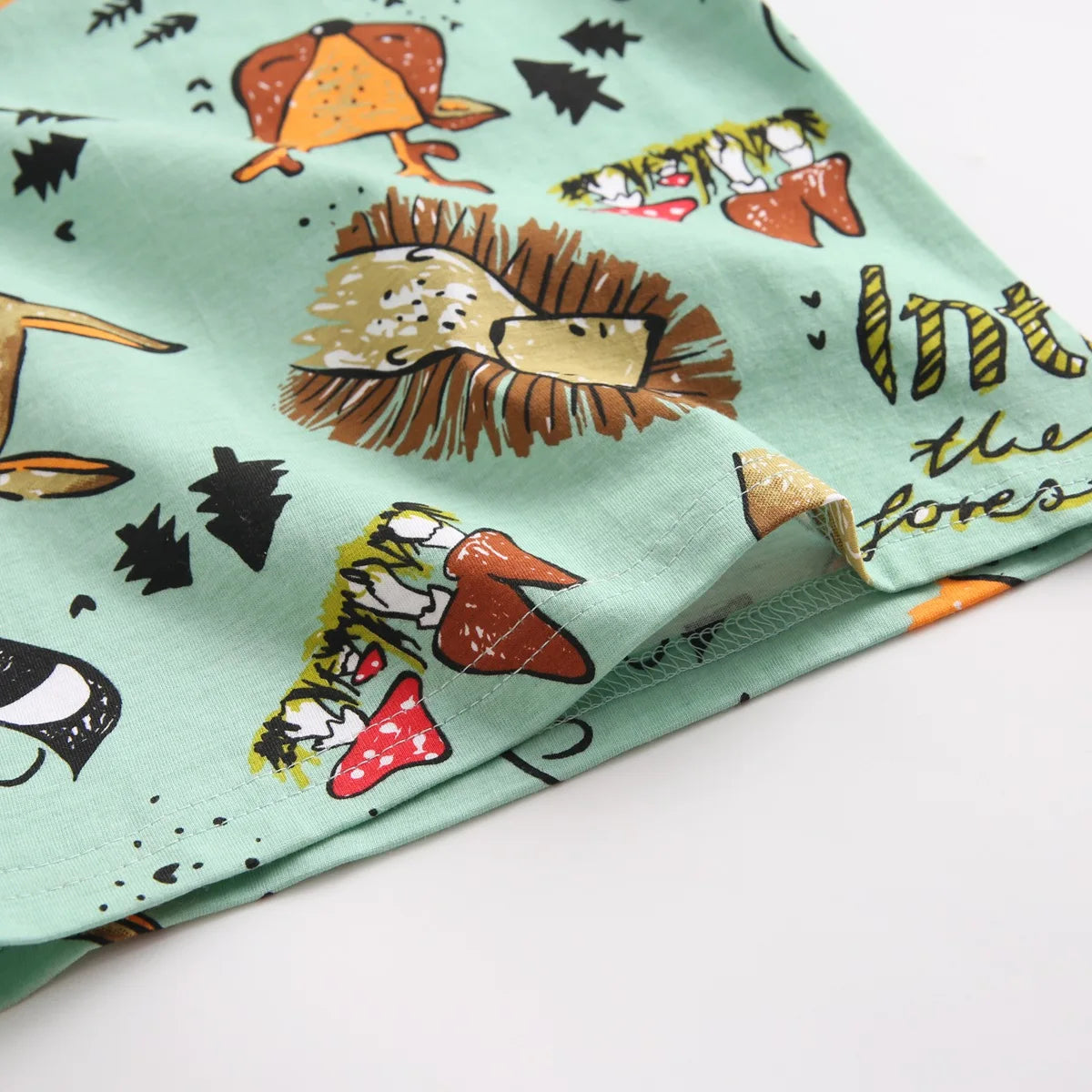 Boys Cartoon Cotton Summer Outfit – 2Pcs