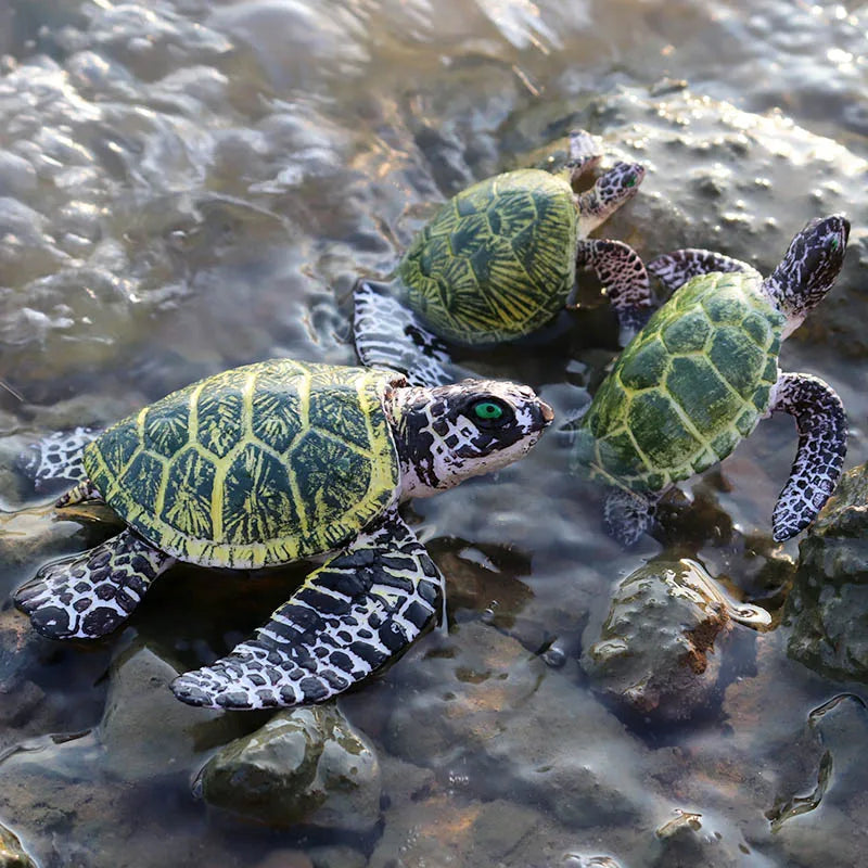 Oenux Ocean Animal Turtle Figurines