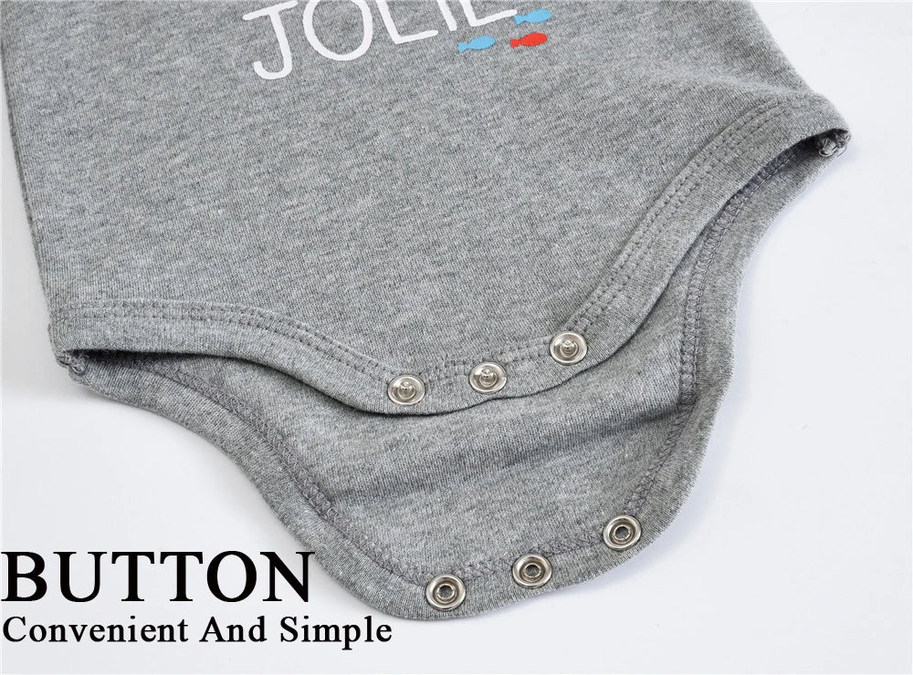 Baby Cotton Bodysuit Set – 3 or 6 PCS