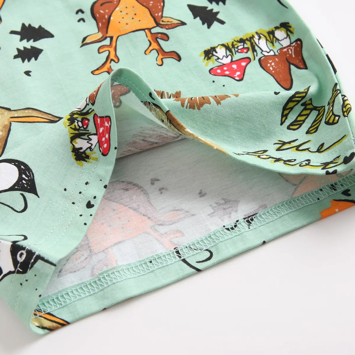 Boys Cartoon Cotton Summer Outfit – 2Pcs