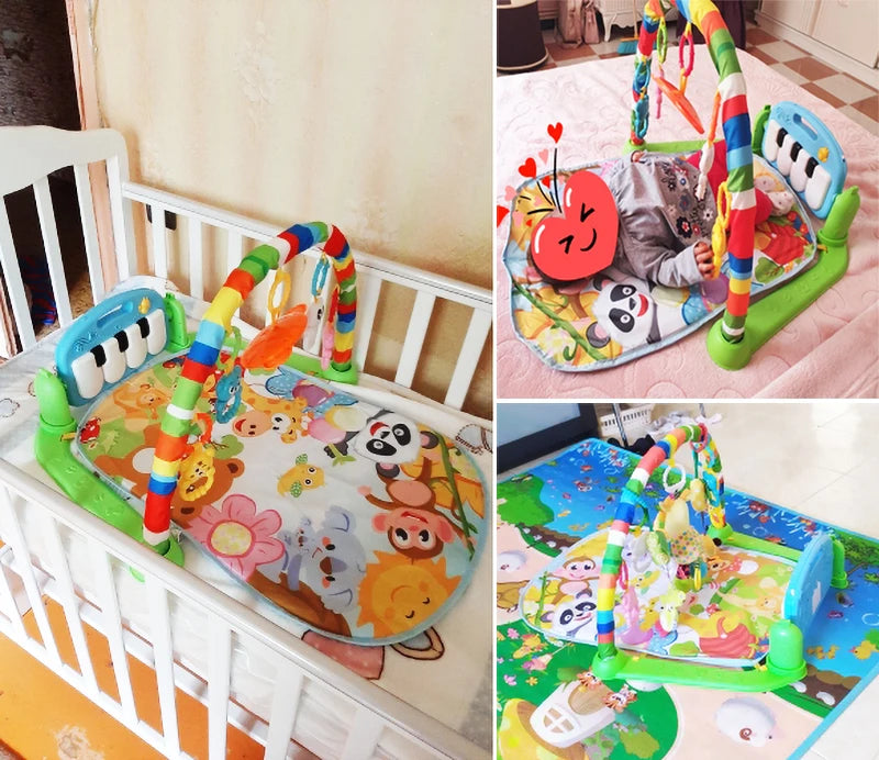 Musical Baby Activity Gym Play Mat – Piano Crawl Toy