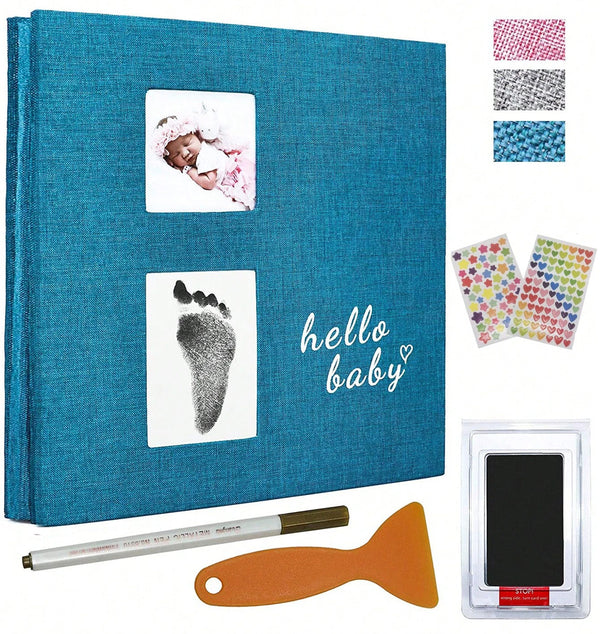 Baby Memory Photo Album – Self-Adhesive 4x6 Clip Book Set