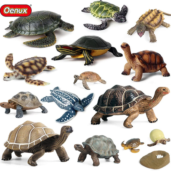 Oenux Ocean Animal Turtle Figurines