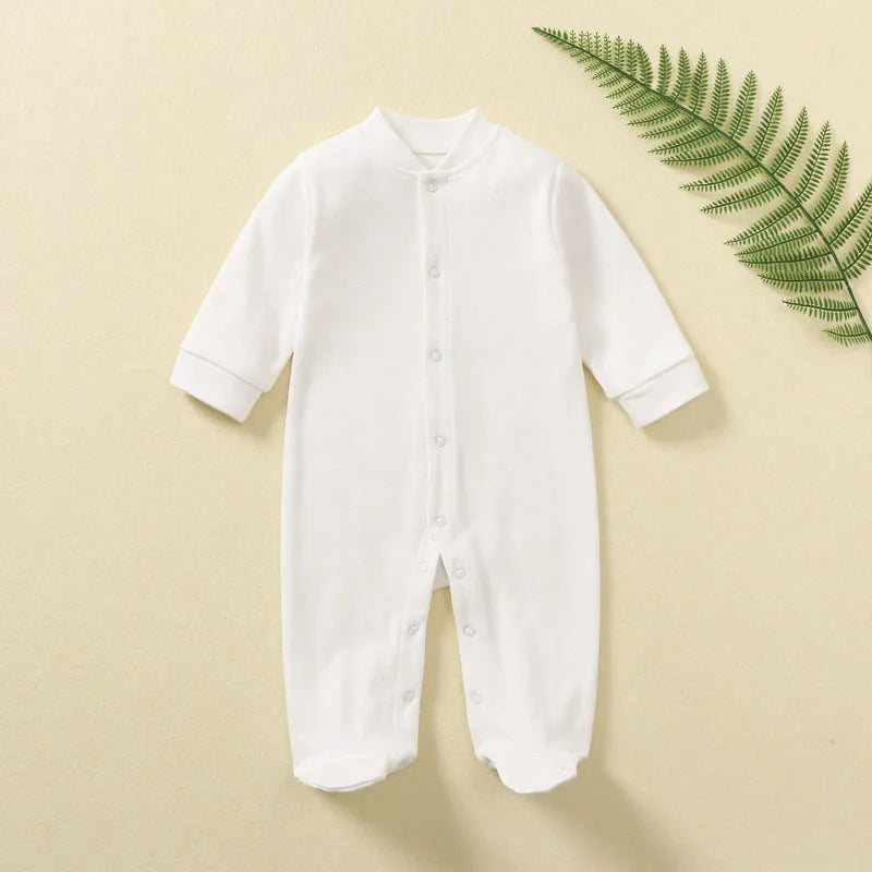 100% Cotton Baby Romper – Newborn Jumpsuit Sleepsuit (Autumn & Spring)