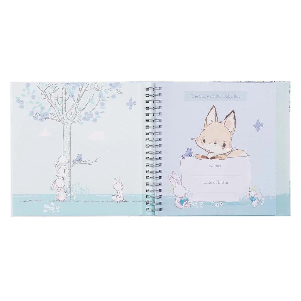 Baby Boy Memory Book – First Year Keepsake Album