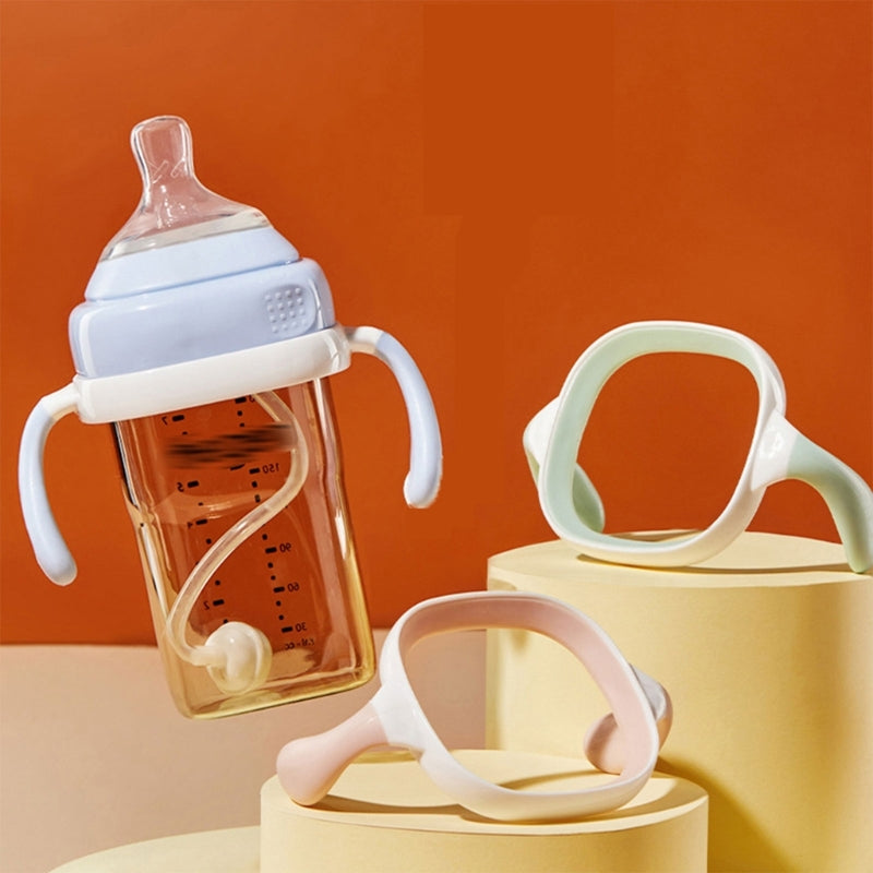 Square Handle Baby Feeding Bottle – Lightweight 6M+