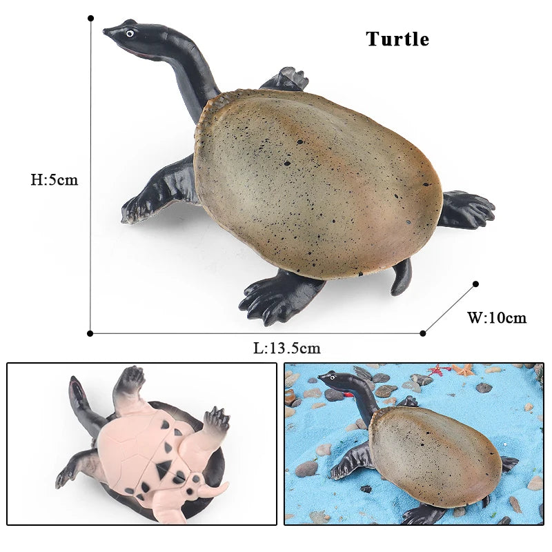 Oenux Ocean Animal Turtle Figurines