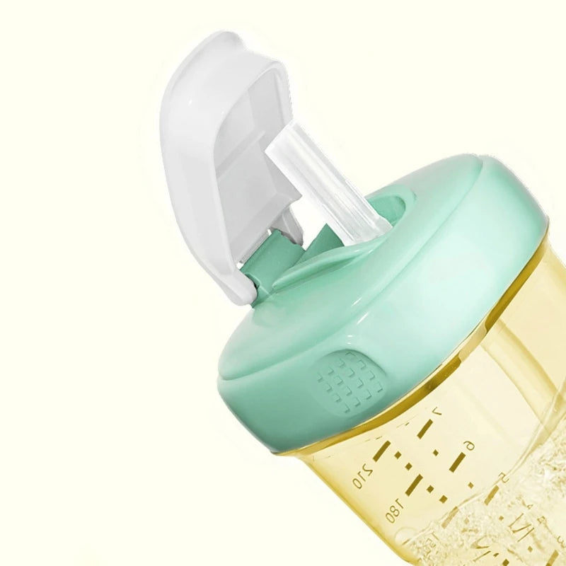 Square Handle Baby Feeding Bottle – Lightweight 6M+