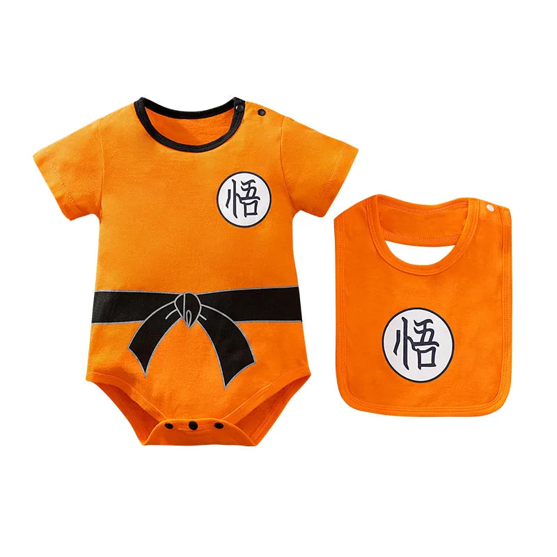Anime Role Play Baby Romper – Cotton Short Sleeve Jumpsuit (Newborn)