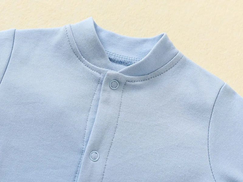 100% Cotton Baby Romper – Newborn Jumpsuit Sleepsuit (Autumn & Spring)