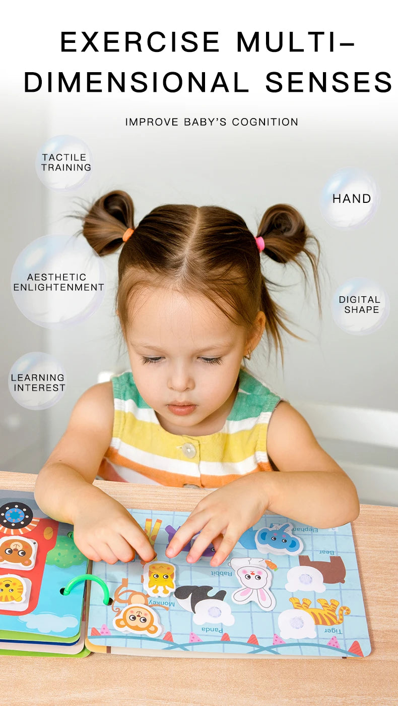 Baby Busy Book – Learning & Quiet Activity Book