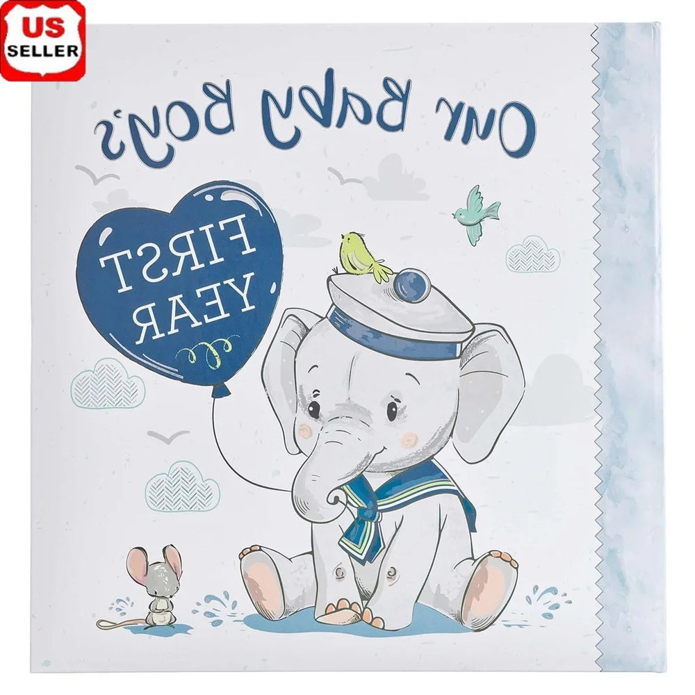 Baby Boy Memory Book – First Year Keepsake Album