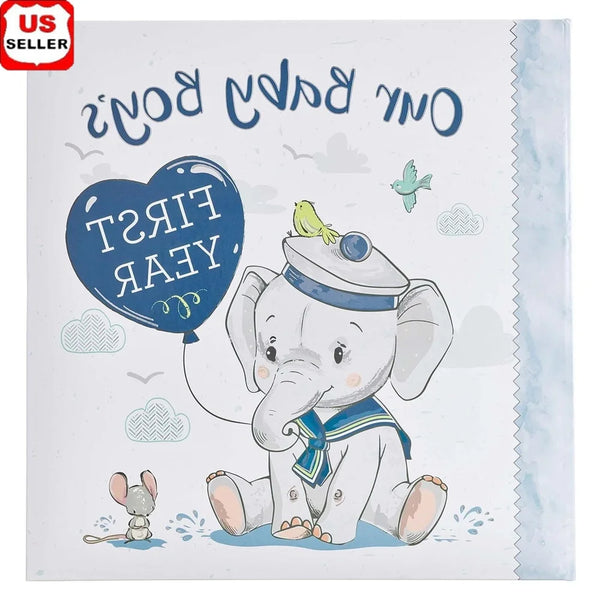 Baby Boy Memory Book – First Year Keepsake Album