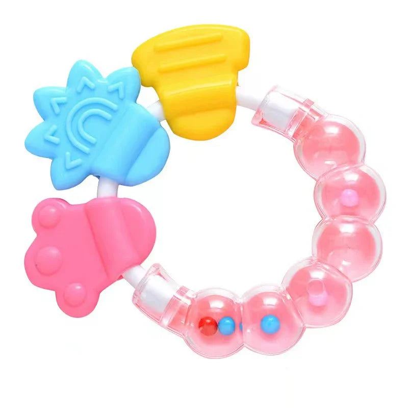 Baby Fruit Silicone Rattle Teether Toy