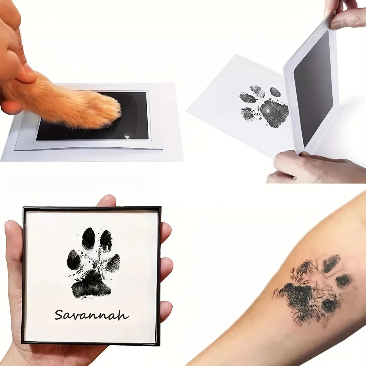 1/5 Set Baby Handprint & Pet Paw Print Kit – Wash-Free Non-Toxic Keepsake Gift