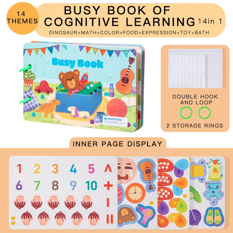 Baby Busy Book – Learning & Quiet Activity Book