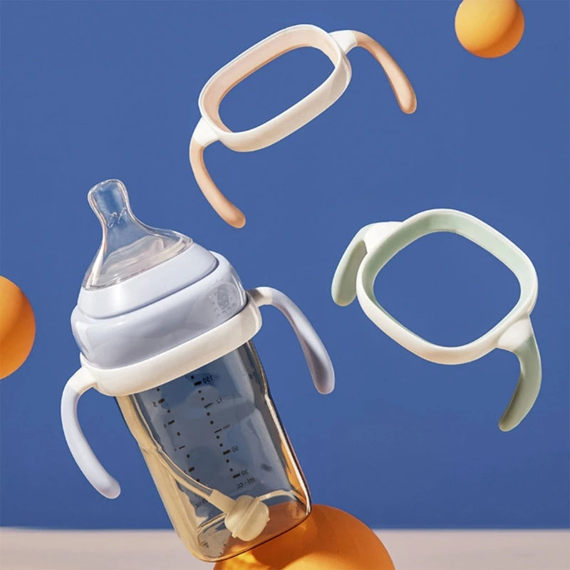 Square Handle Baby Feeding Bottle – Lightweight 6M+
