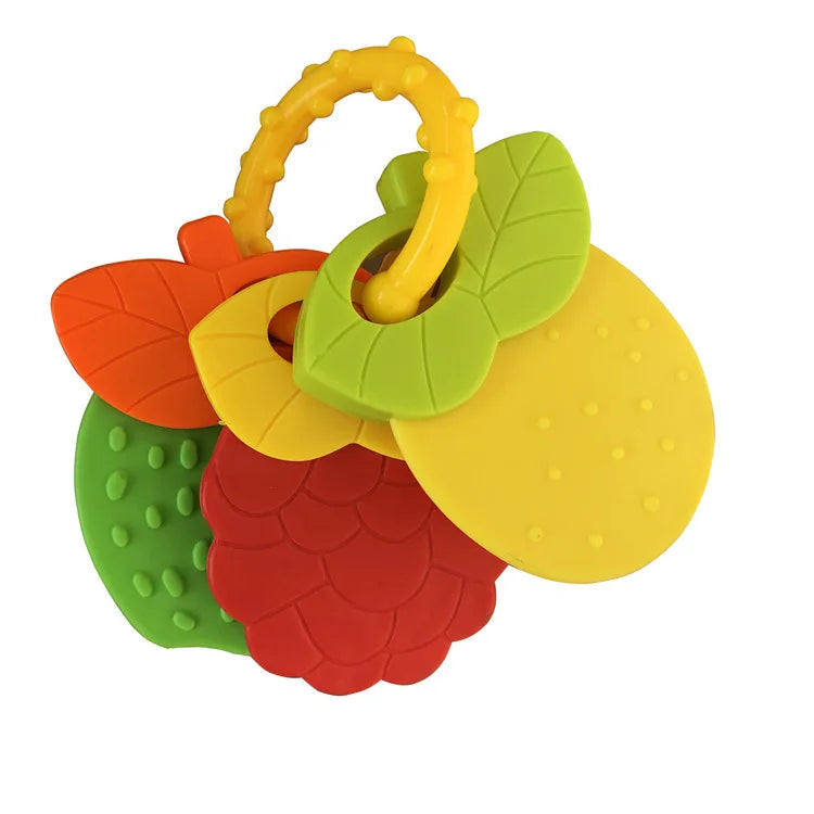 Baby Fruit Silicone Rattle Teether Toy