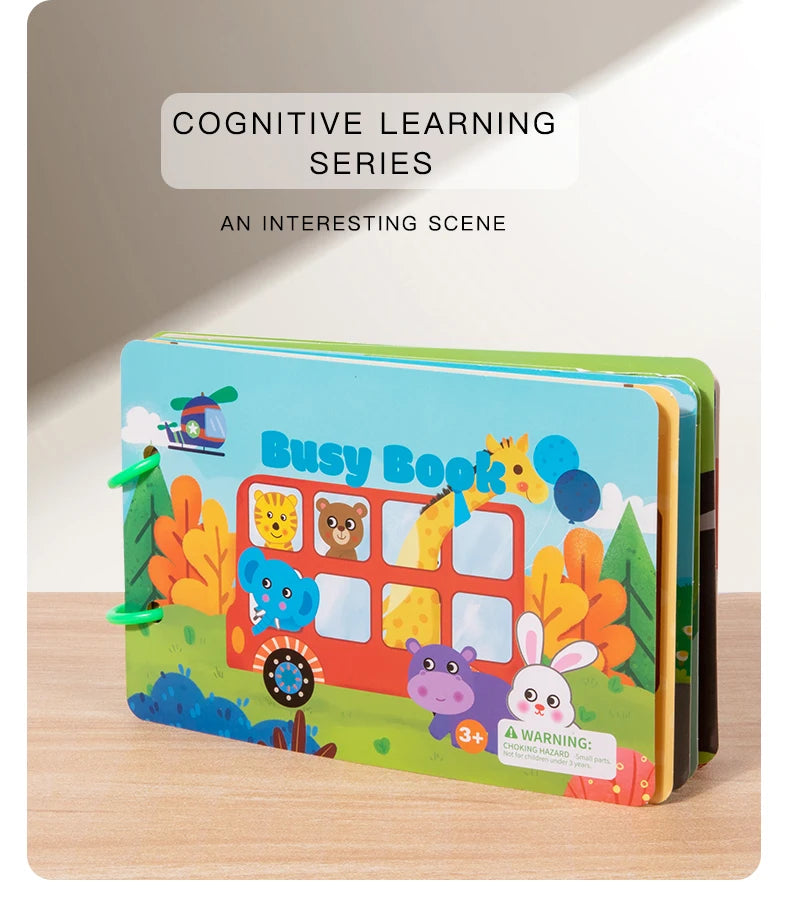 Baby Busy Book – Learning & Quiet Activity Book