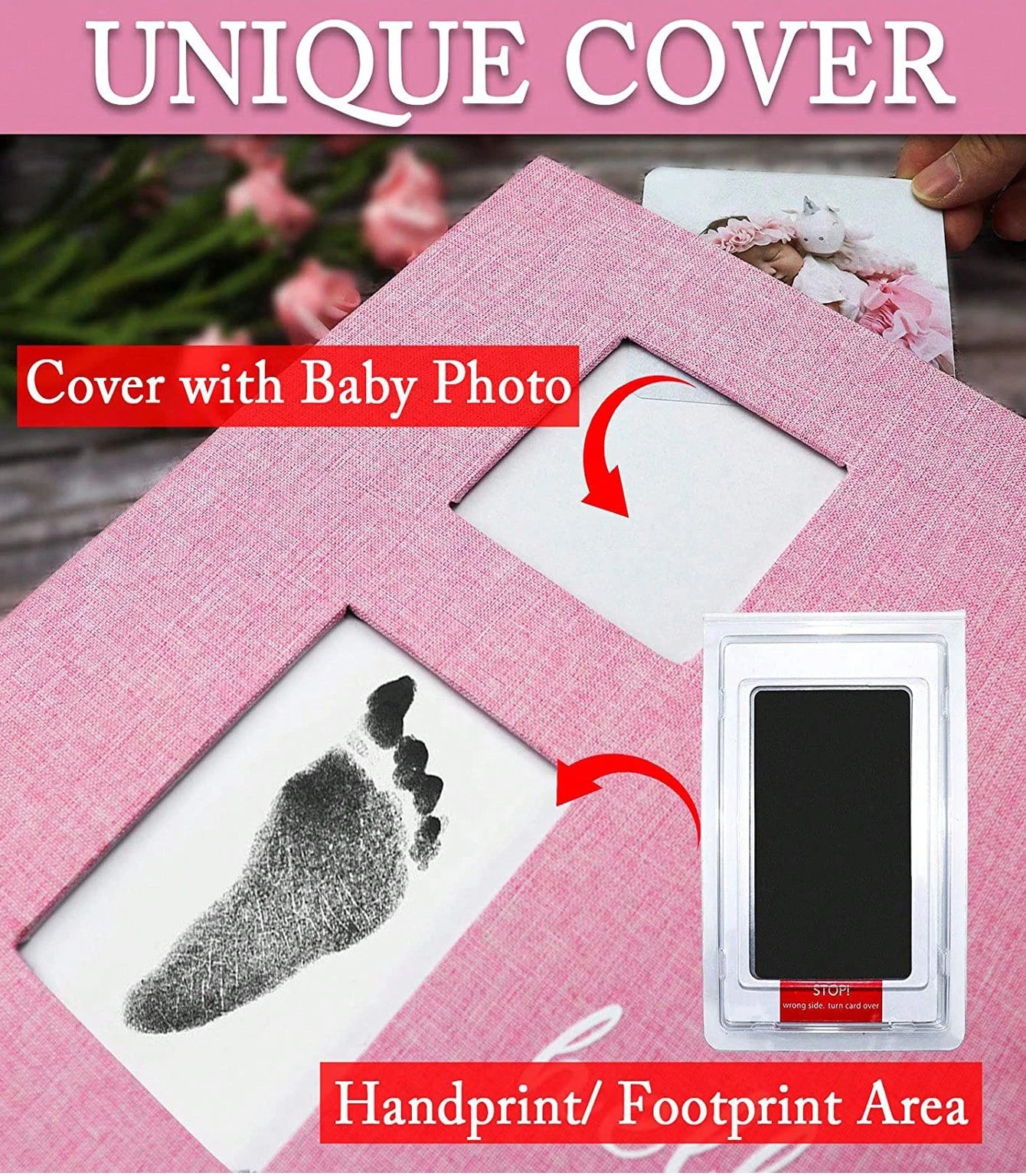 Baby Memory Photo Album – Self-Adhesive 4x6 Clip Book Set