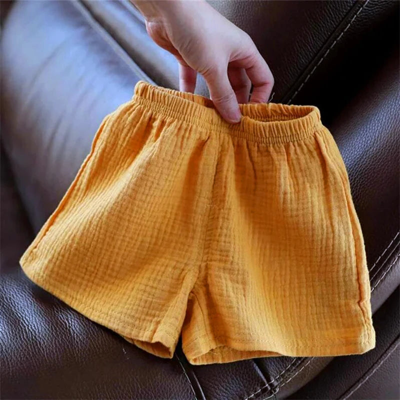 Baby Cotton Linen Summer Shorts – Boys & Girls
