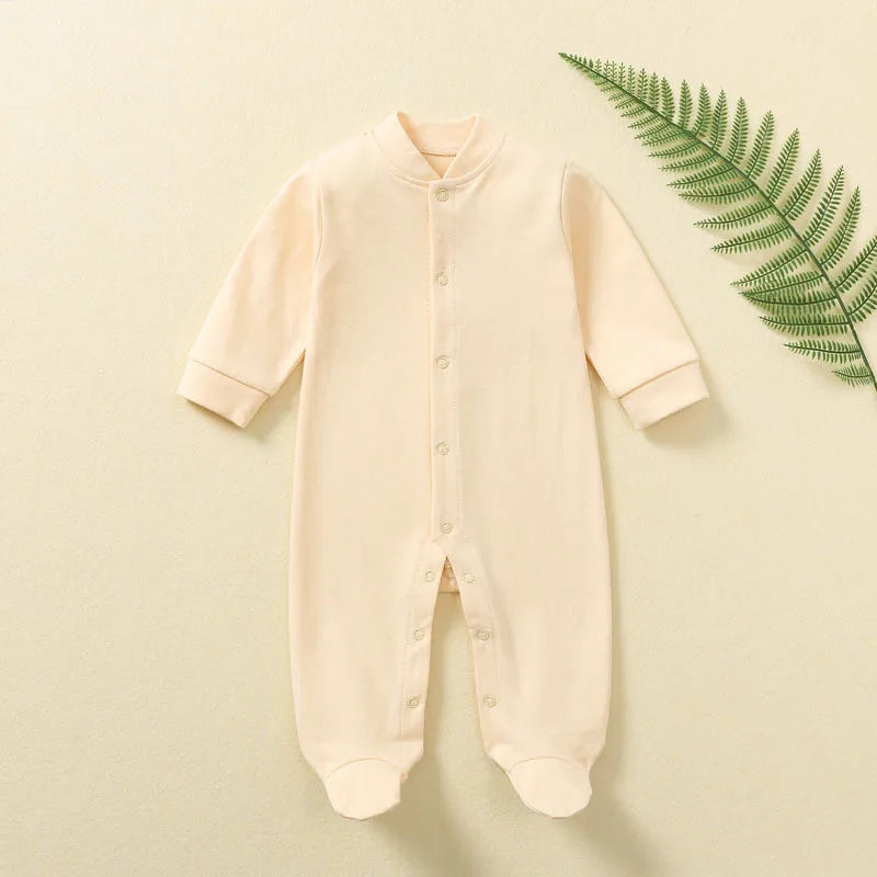 100% Cotton Baby Romper – Newborn Jumpsuit Sleepsuit (Autumn & Spring)