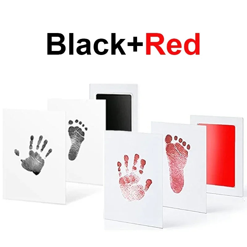 Pet Paw & Baby Footprint Handprint Pad (2pcs) – Safe Ink Memory Kit