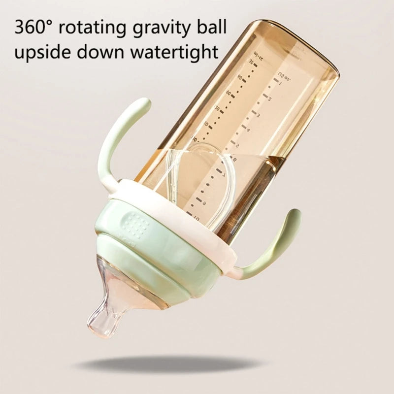 Square Handle Baby Feeding Bottle – Lightweight 6M+