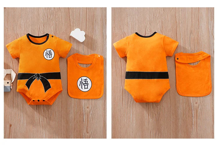 Anime Role Play Baby Romper – Cotton Short Sleeve Jumpsuit (Newborn)