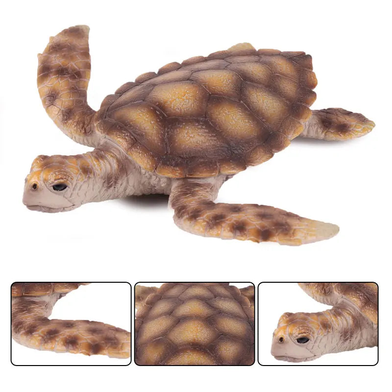 Oenux Ocean Animal Turtle Figurines