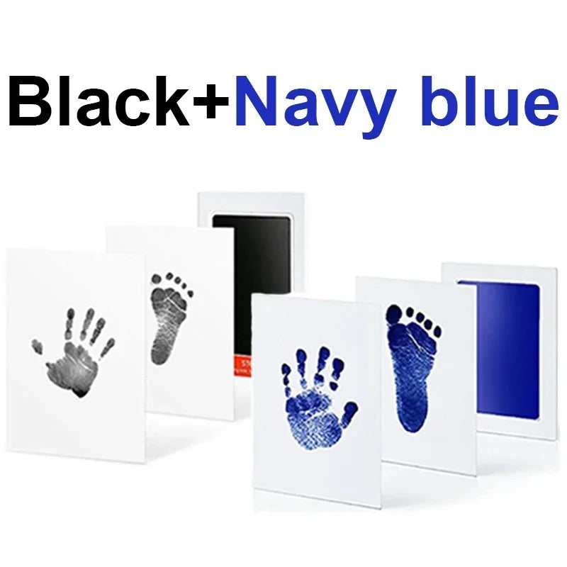 Pet Paw & Baby Footprint Handprint Pad (2pcs) – Safe Ink Memory Kit
