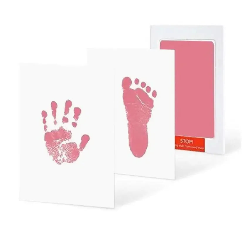 Pet Paw & Baby Footprint Handprint Pad (2pcs) – Safe Ink Memory Kit