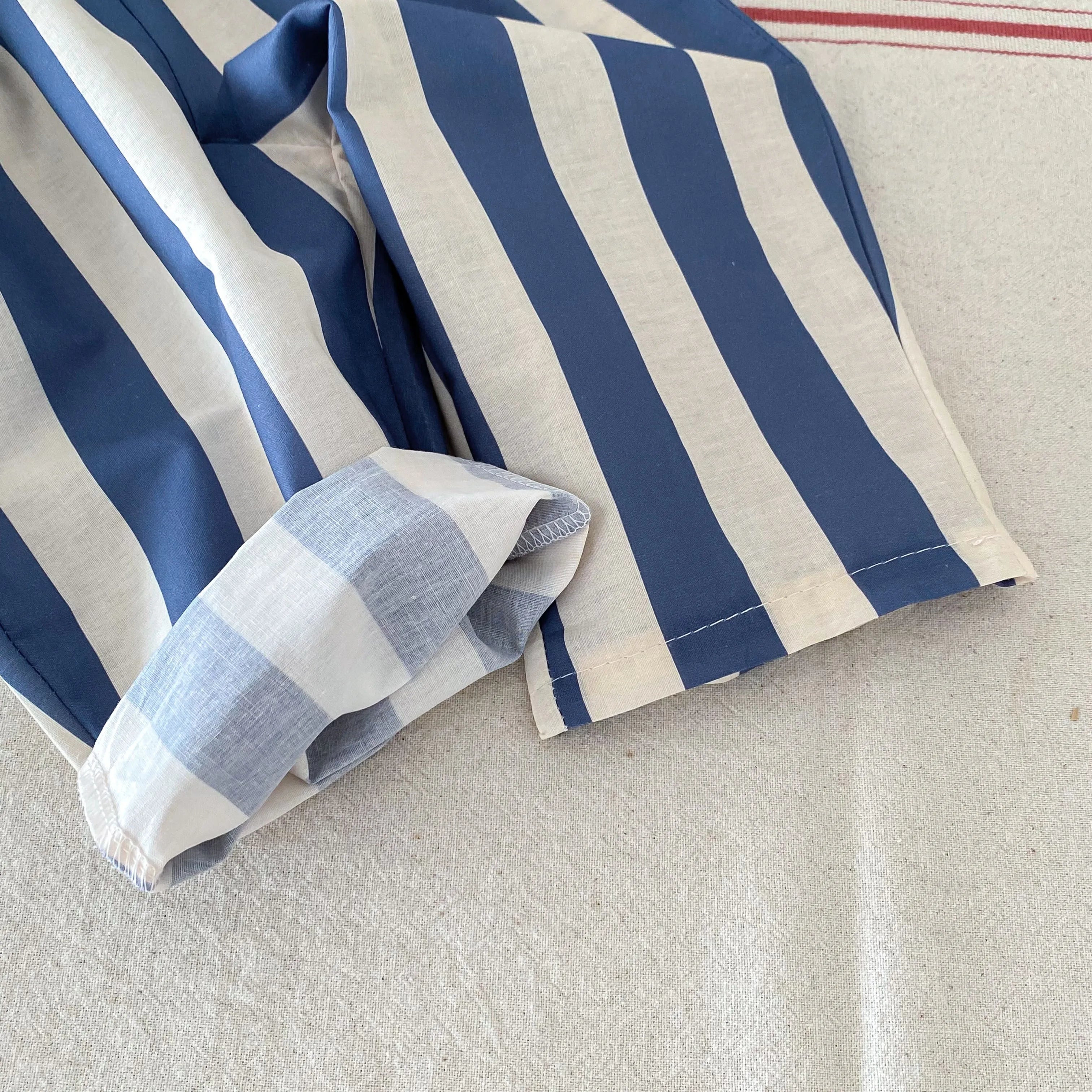 Kids Striped Harem Pants – Loose Wide-Leg Trousers (1–5Y)