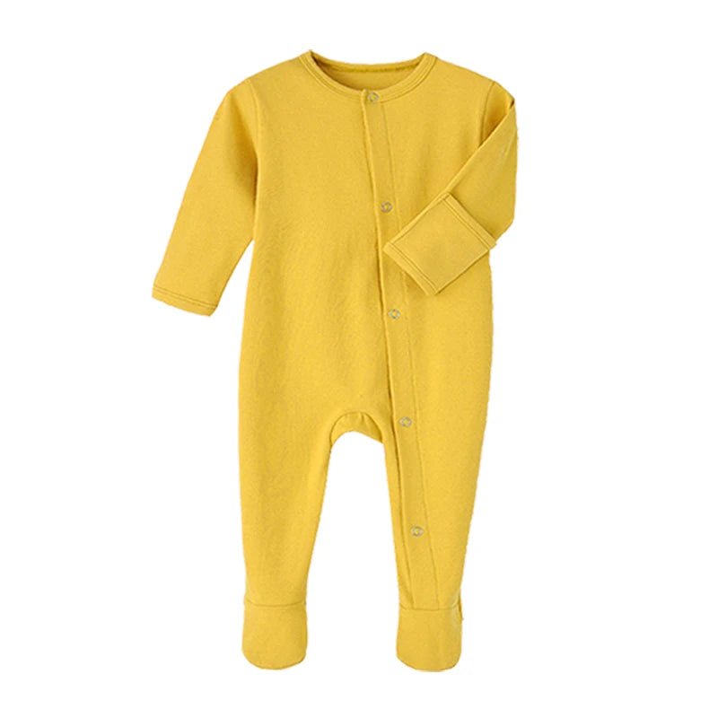 100% Cotton Baby Romper – Newborn Jumpsuit Sleepsuit (Autumn & Spring)