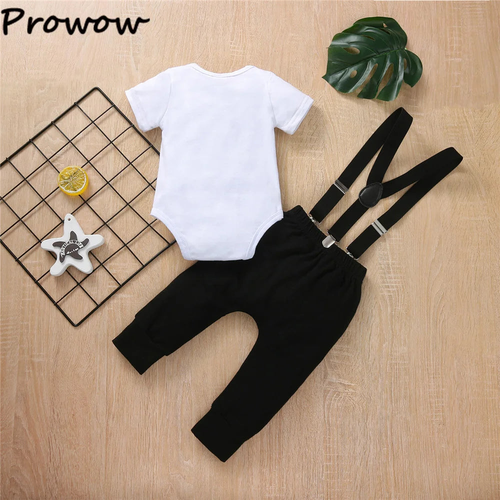 Baby Boy 1st Birthday Outfit – Balloon “1” Bodysuit & Suspender Shorts