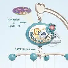 Musical Baby Crib Mobile – Light & Music Projector