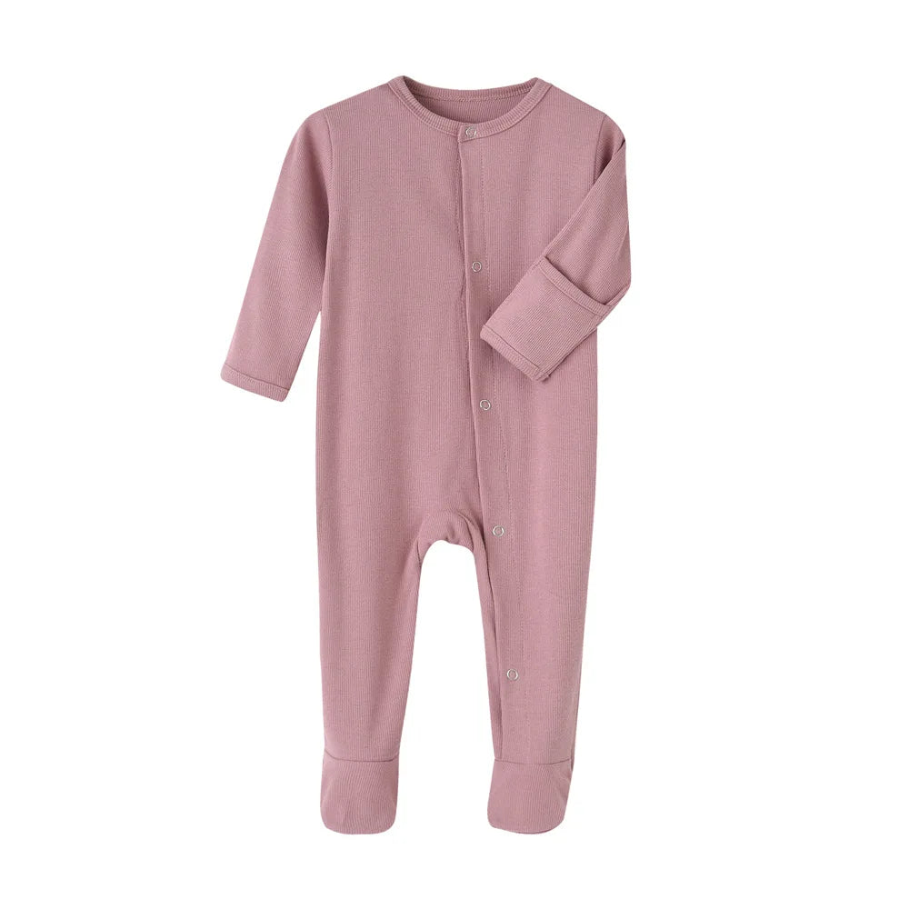 100% Cotton Baby Romper – Newborn Jumpsuit Sleepsuit (Autumn & Spring)