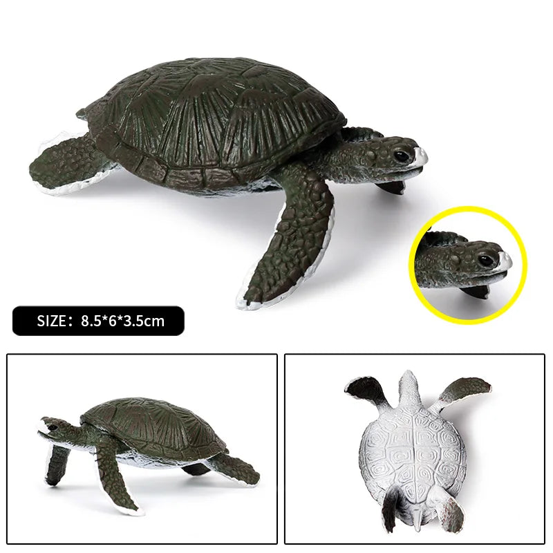 Oenux Ocean Animal Turtle Figurines