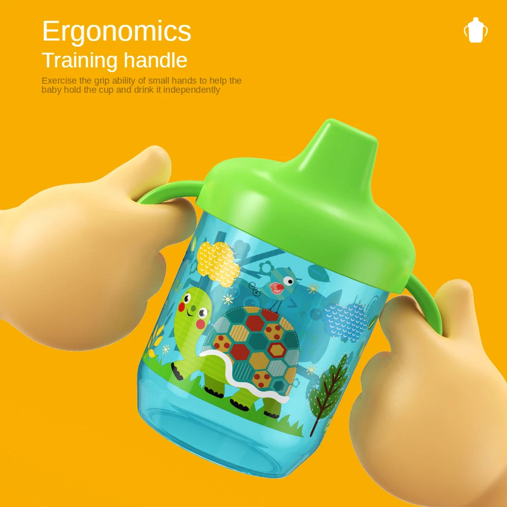 Cute Duckbill Baby Training Cup – Leakproof with Handles & Flip Lid BPA-Free
