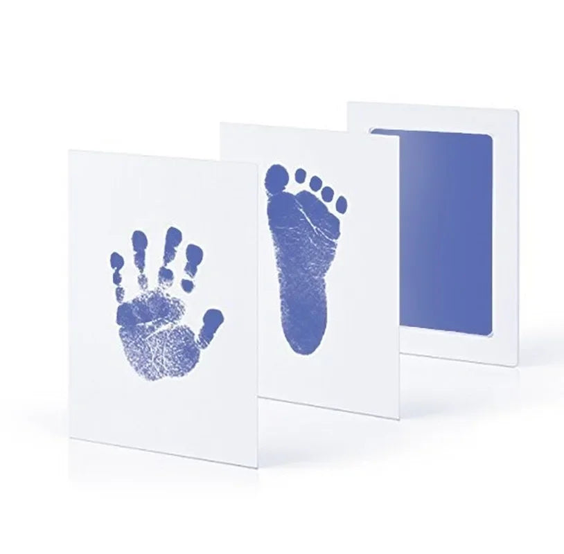 Pet Paw & Baby Footprint Handprint Pad (2pcs) – Safe Ink Memory Kit