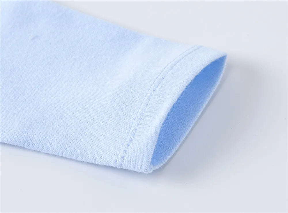 3/4PCS Baby Cotton Rompers Long Sleeve 0-12M