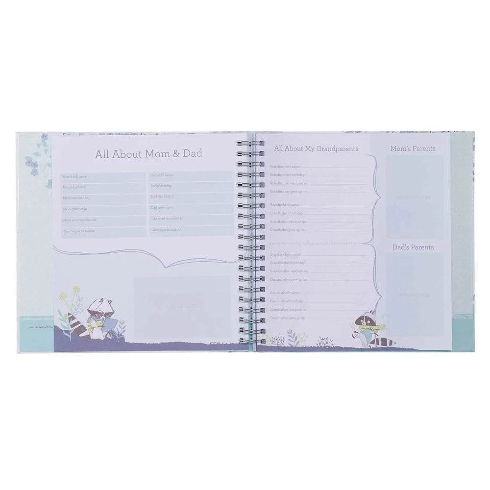 Baby Boy Memory Book – First Year Keepsake Album
