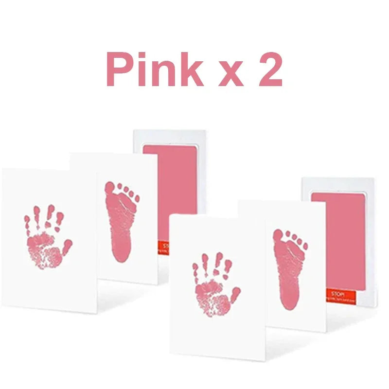 Pet Paw & Baby Footprint Handprint Pad (2pcs) – Safe Ink Memory Kit