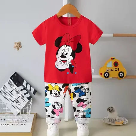 Summer Baby Girl Outfit – Cute T-Shirt & Shorts Set