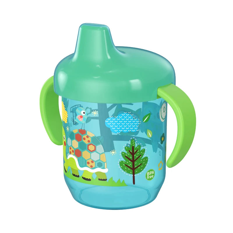 Cute Duckbill Baby Training Cup – Leakproof with Handles & Flip Lid BPA-Free