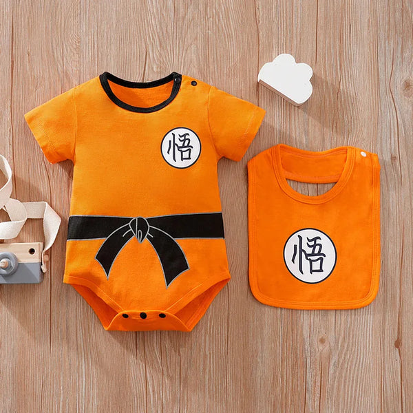 Anime Role Play Baby Romper – Cotton Short Sleeve Jumpsuit (Newborn)