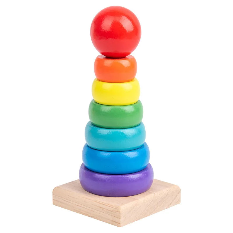Montessori Wooden Building Blocks Toy